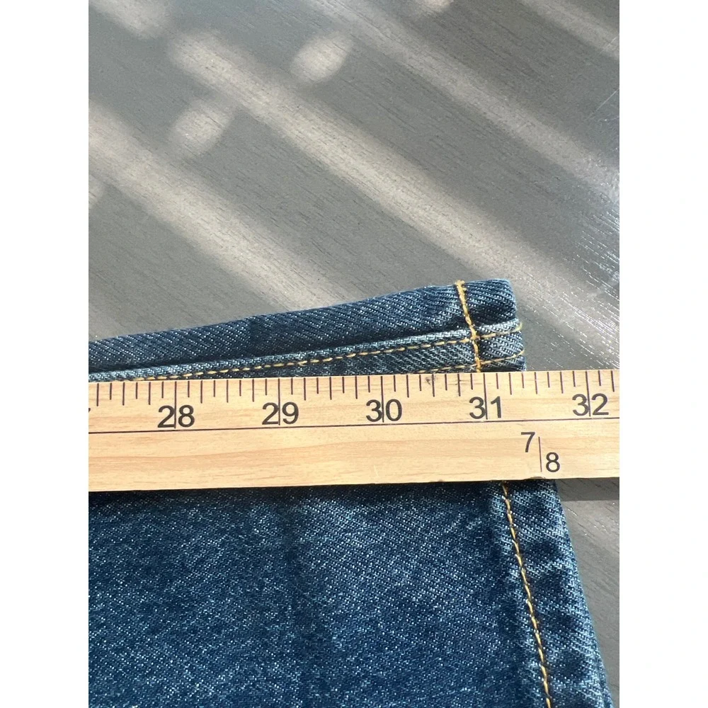 Zara Z1975 Women's Selvedge High Rise Medium Wash Blue Jeans Size 4 NWT